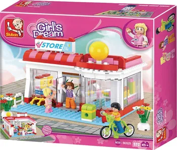 Stavebnice Sluban Sluban Girls Dream Town M38-B0529 supermarket