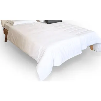 Povlečení Postelia Povlečení na přikrývku ENIX, 140x200 cm, bílá - jemný bavlněný satén