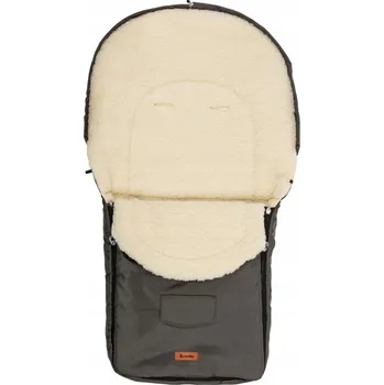 Fusak SPACÍ PYTEL Z VLNY - GRAFITOVÝ DO KOČÁRKU (95x40)