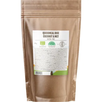 BrainMax Pure® QuickMeal, Rýžová kaše s kokosem a MCT olejem, BIO, 250 g *CZ-BIO-001 certifikát