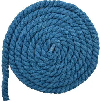 Tkaničky do bot Kulaté tkaničky - extra silné, jeden pár - Světle modré, 120 cm