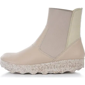 Dámská zimní obuv BÉŽOVÉ KOTNÍKOVÉ BOTY NA PLATFORMĚ ASPORTUGUESAS Child