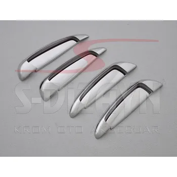 Nerez kryty klik Fiat Grande Punto - 8 ks - sada -- rok výroby 2005-2015