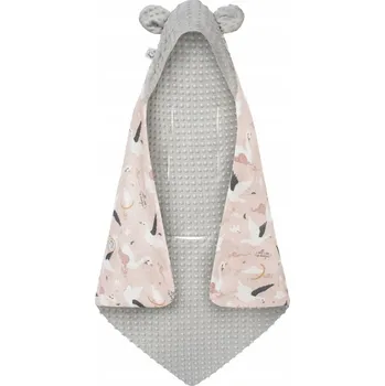 Zavinovačka Zavinovačka, Deka do autosedačky 90 x 90 Labutě bavlna/minky s výplní