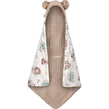 Zavinovačka Zavinovačka, Deka do autosedačky 90 x 90 Safari bavlna/minky s izolací