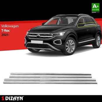 Nerez lišty spodní hrany oken dveří Volkswagen T-Roc FL -- od roku výroby 2021-