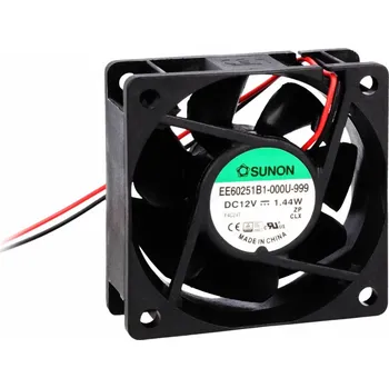 Domácí ventilátor Sunon EE60251B1-000U-A99 ventilátor 12VDC 60x60x25mm