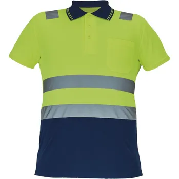 polokošile CADIZ HV - žlutá/navy - M