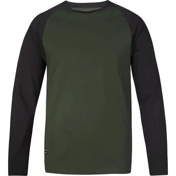 Pánské tričko Pánské triko s dlouhým rukávem HANNAH ROKET KOMBU GREEN/ANTHRACITE S