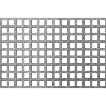 Plech Perfoo Děrovaný plech Qg 9,5-13,33, Pozink 1,5x1000x2000mm