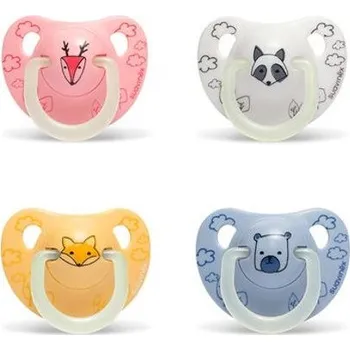 Suavinex ŠIDÍTKO DEN&amp;NOC Anatomické silikon 0