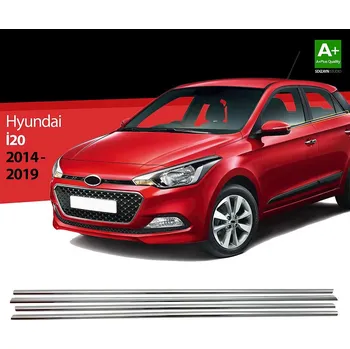 Nerez lišty spodní hrany oken dveří Hyundai I20 II -- rok výroby 2014-2018