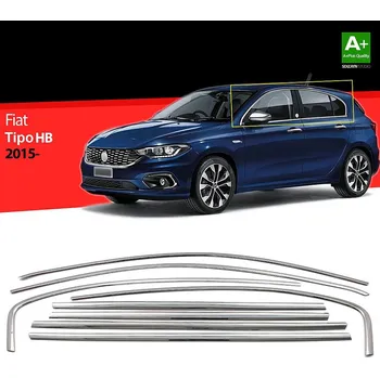 Nerez lišty kolem oken dveří Fiat Tipo Hatchback -- od roku výroby 2015-