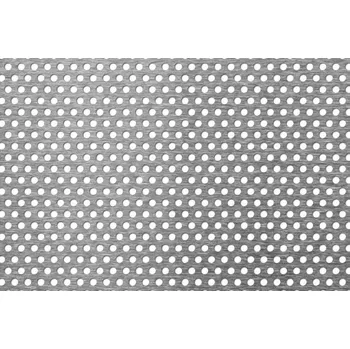 Plech Perfoo Děrovaný plech Rv 4-7, Pozink 0,5x1000x2000mm