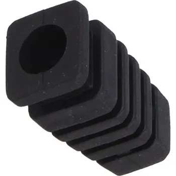 Vývodka pryžová 7mm černá