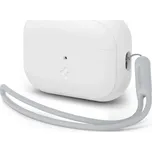 Apple Spigen Silicone Fit pouzdro s poutkem Apple AirPods Pro (2nd Gen) bílé