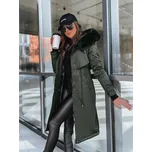 Dámský zimní kabát DSTREET LUSTER ZELENÁ M