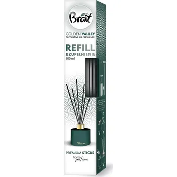 Čajovna Brait Premium Dekorative Air Freshener Refill náhradní náplň a tyčinky 100 ml Golden Valley