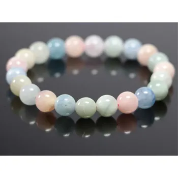 Náramek Magieprirody.cz Náramek Morganit - 8 mm kuličky #446 - Beryl růžový smaragd - z přírodních kamenů