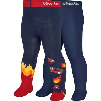 2PACK Dětské punčocháče Playshoes Hasiči 98 - 104