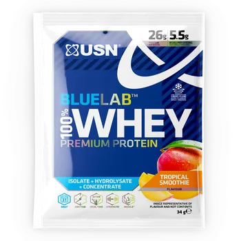 Protein USN BlueLab 100 % Whey Protein Premium 34 g tropical smoothie