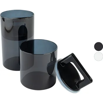 Dóza na potraviny LIVARNO home Skladovací dózy se vzduchotěsnými víčky, 2dílná sada