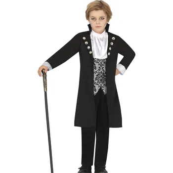 Guirca Dětský kostým - Upír stříbrný Velikost - děti: M