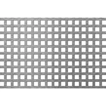 Plech Perfoo Děrovaný plech Qg 8-12, Pozink 1,5x1000x2000mm