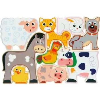 Puzzle Skládačka statek 9 dílků