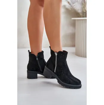 Dámská zimní obuv Boty na podpatku model 201883 Step in style 40