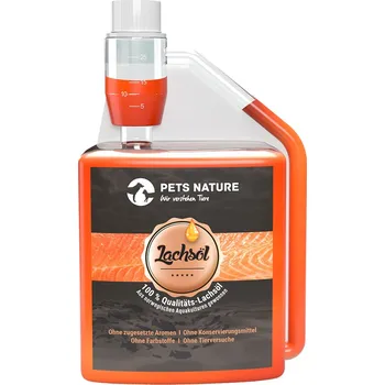 2x500 ml Pets Nature lososový olej pro psy