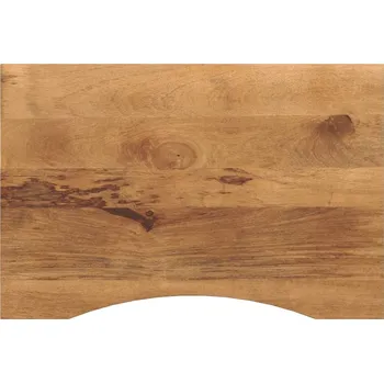 Konferenční stolek vidaXL Stolní deska s výřezem 90 x 60 x 2,5 cm masivní hrubý mangovník [370215]