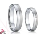 Goldstore Snubní prsteny stříbrné 008 Kristián a Mařenka Varianta: snubní prsten