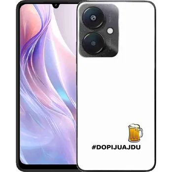 Pouzdro na mobilní telefon Gelový kryt mmCase na Xiaomi Redmi 13C 5G - pivní motiv 1 bílé pozadí