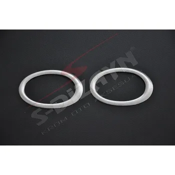 Nerez rámečky kolem mlhovek Fiat Doblo I FL -- rok výroby 2006-2010