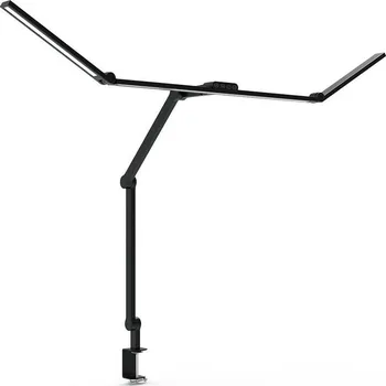 Lampička FK technics LED stolní pracovní lampa 36W, 2500Lm, 3000 - 6500 K, Ra >92, stmívatelná, černá, šroub
