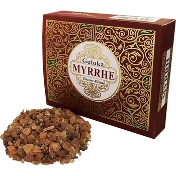 Goloka Vonná pryskyřice pro vykuřování Myrrh, 30 g.