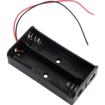 Držák baterie Bateriový box 2x 18650 s vodiči