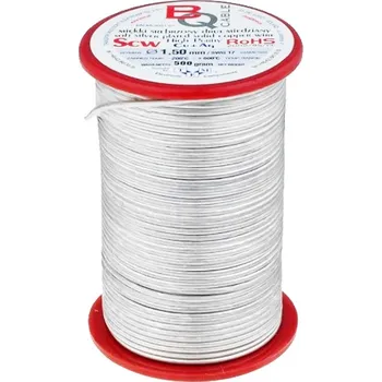 Vázací drát Drát Cu postříbřený 0,6mm Hmotnost: 500 g