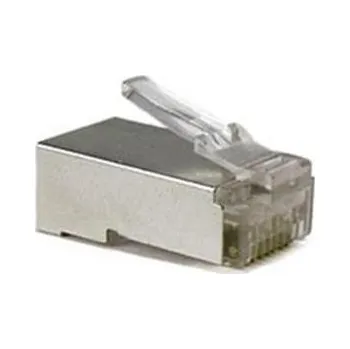 Síťový kabel Konektor LEXI-Net RJ45 FTP 8p8c, Cat 6, drát/licna