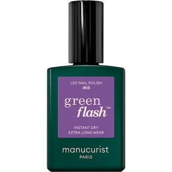 Lak na nehty manucurist-Paris Nehty Lak-na-nehtyGreen FlashLED gelová barva na nehty Iris 15 ml (32 467,00 Kč / 1 l)