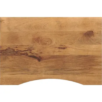 Konferenční stolek vidaXL Stolní deska s výřezem 80 x 50 x 2,5 cm masivní hrubý mangovník [370207]