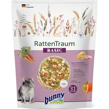 Krmivo pro hlodavce Sparpaket: 2x500g Bunny RattenTraum Basic Kleintier