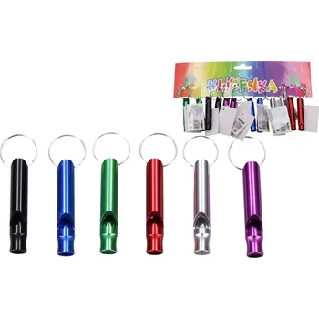 Wiky Klíčenka barevná píšťalka 6 cm Barvy: černá