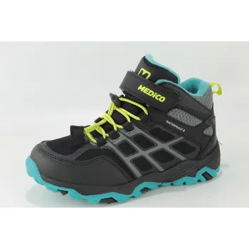 MEDICO Dětská kotníková obuv ME54502 s membránou TEX černá 34