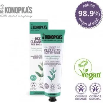 Pleťový krém Dr. Konopka´s: Teplý hloubkově čistící pleťový peeling 75ml TML K1612