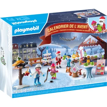 Stavebnice Playmobil Playmobil Adventní kalendář 71472 Vánoční trh