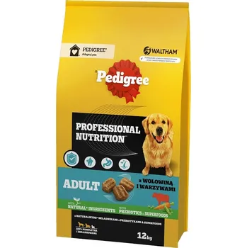 Krmivo pro psa Pedigree Adult Professional Nutrition hověží maso a zelenina 12 kg