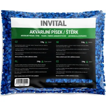Akvarijní štěrk modrý 4-8 mm 3kg