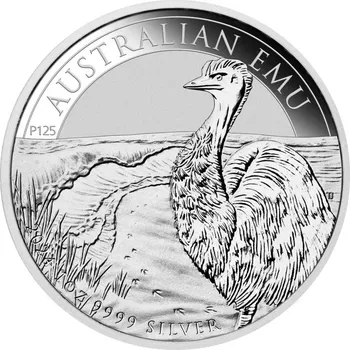 Perth Mint - Stříbrná mince Emu 1 oz (2024)